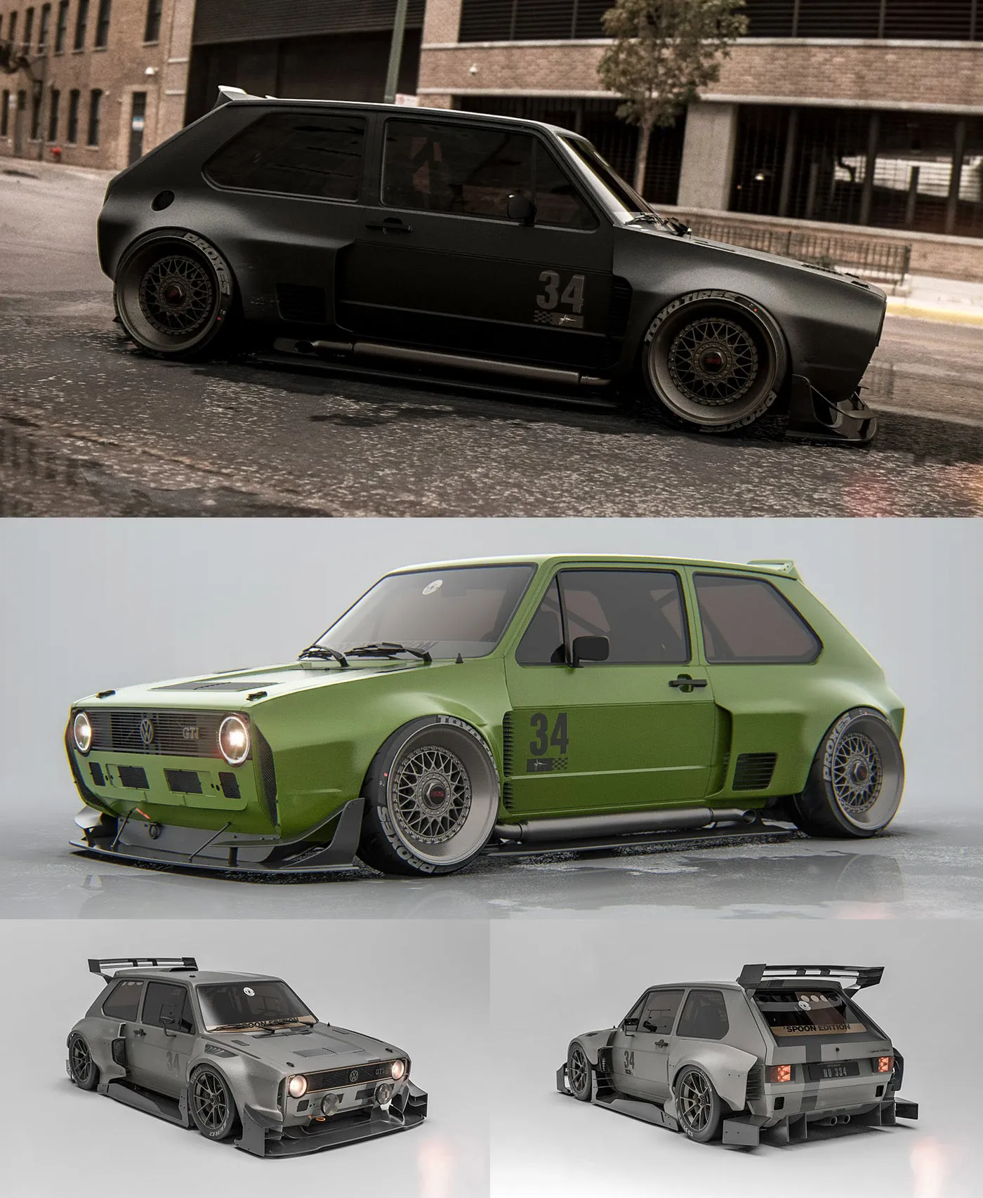 53421 diecast body kit performance