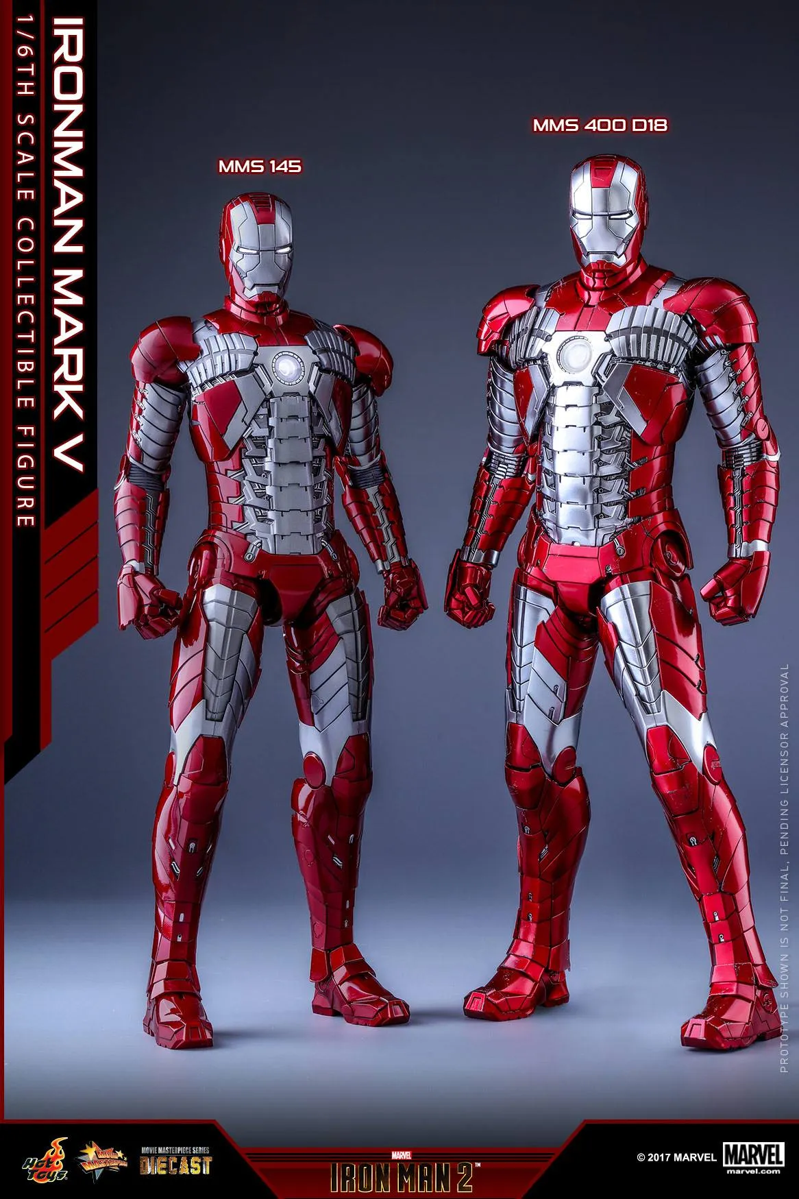 53444 iron man mark 5 hot toys diecast construction