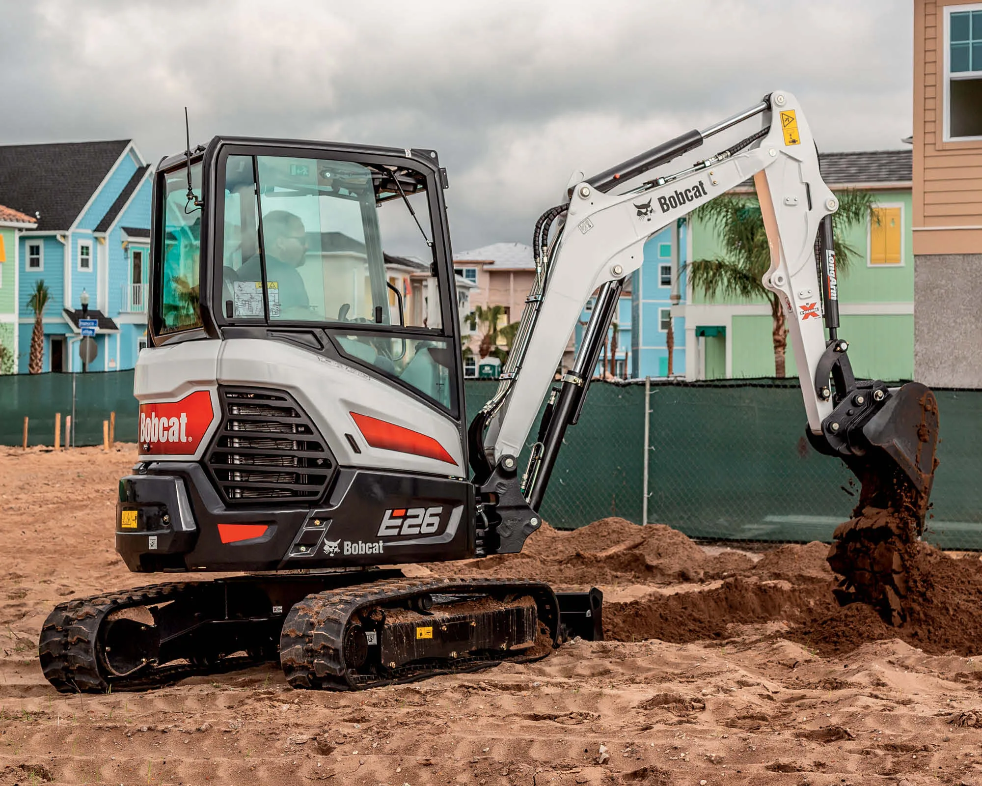 53445 bobcat mini excavator compact size