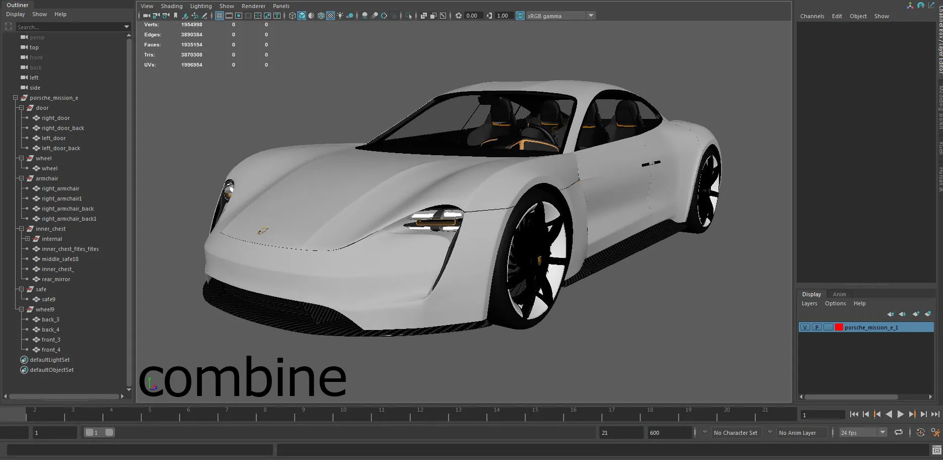 53496 mission e diecast materials