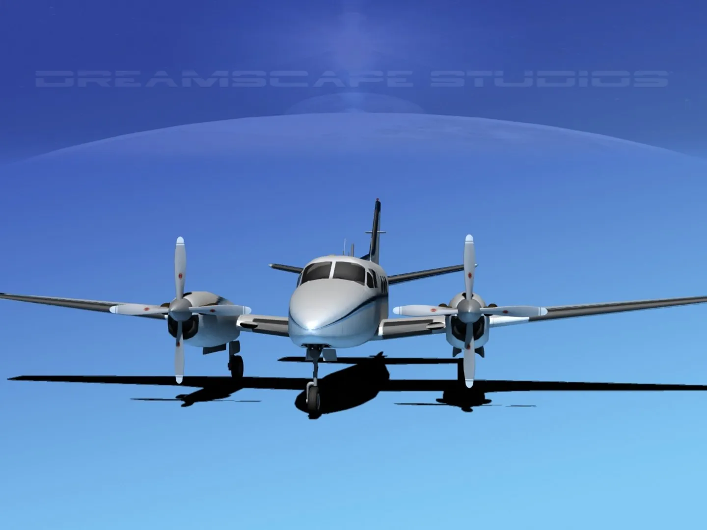 53528 king air diecast scale detail