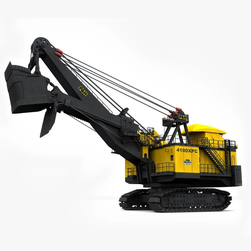 53664 p&h 4100xpc cab interior