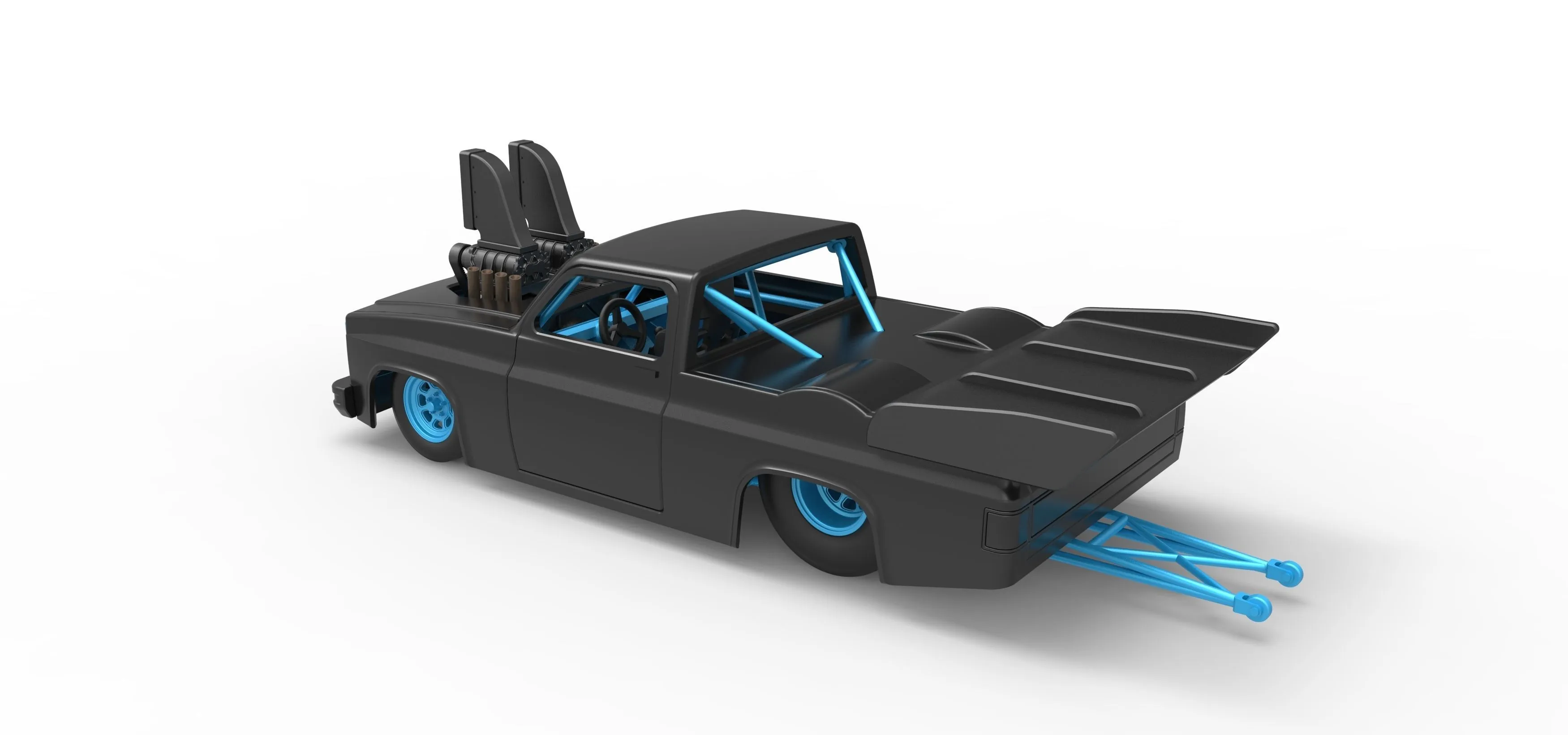 53715 don prudhomme army dragster