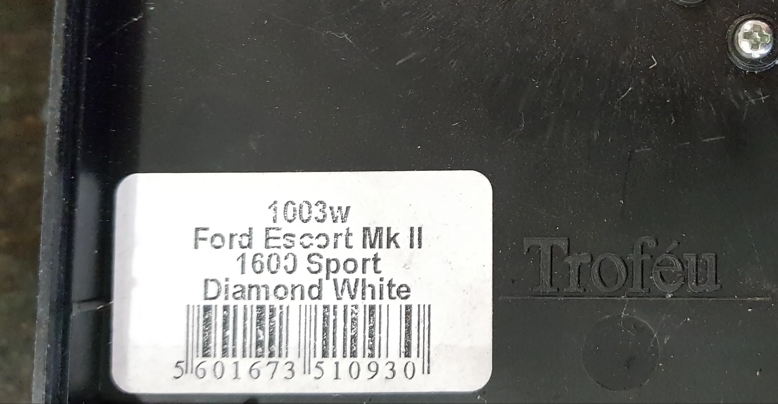 53725 ford escort xr3i diecast