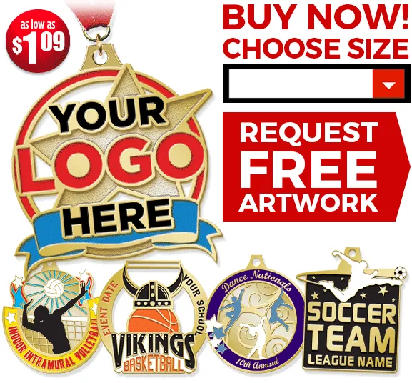 53769 medal logo placement